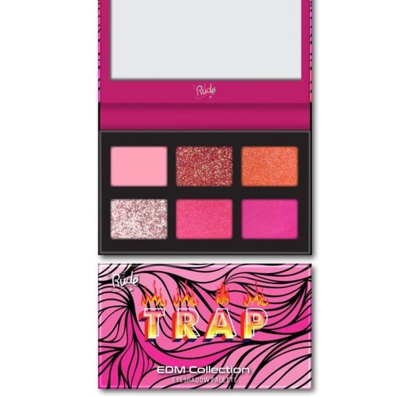 Rude Cosmetics EDM Collection Eyeshadow Pigment/Glitter Palette - Picture 5 of 6
